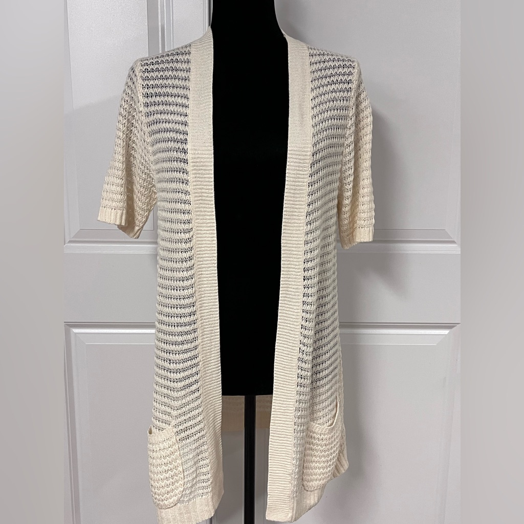 Merona Open Knit Open Front Cardigan